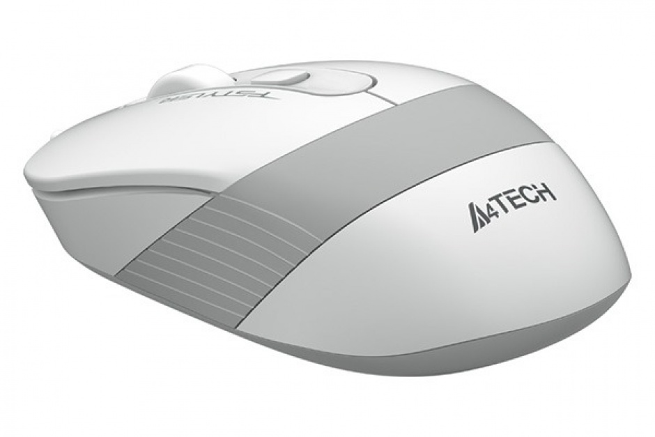 Imagine Mouse USB optic A4Tech Fstyler Alb/Argintiu, FM10 White (include timbru verde 0.1 lei)